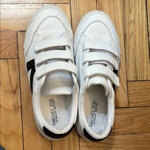 Rachel Zoe White and Black Sneakers